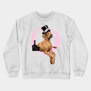 Lord Vizsla Pink Crewneck Sweatshirt